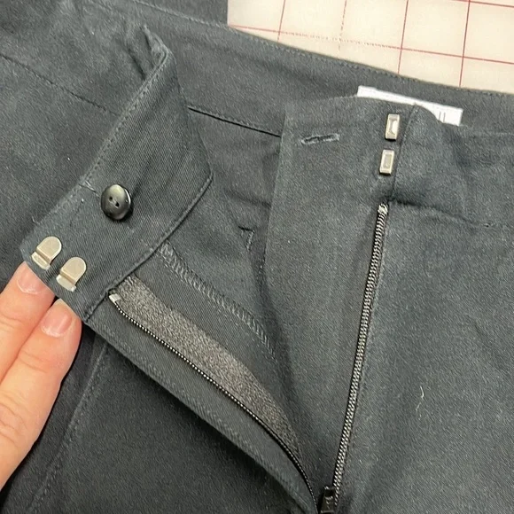 J. JILL Premium Bi-Stretch Minimalist/Career Two Pocket Black Ankle Pant SZ 12 - Picture 8 of 14